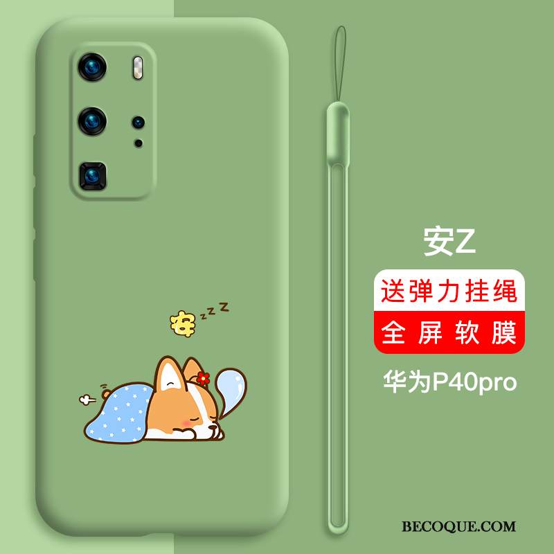 Kuori Huawei P40 Pro Luova Persoonallisuus Punainen, Kotelo Huawei P40 Pro Silikoni Puhelimen Kuoret Ihana