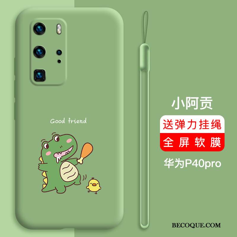 Kuori Huawei P40 Pro Luova Persoonallisuus Punainen, Kotelo Huawei P40 Pro Silikoni Puhelimen Kuoret Ihana