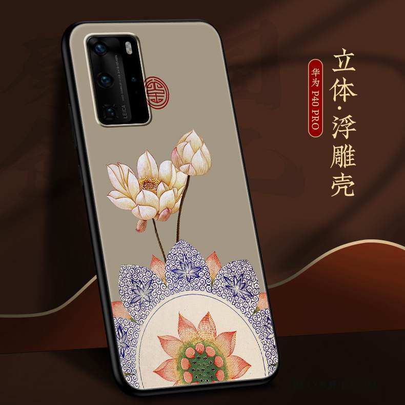 Kuori Huawei P40 Pro Luova Tuuli Pesty Suede, Kotelo Huawei P40 Pro Laukut Net Red Puhelimen Kuoret