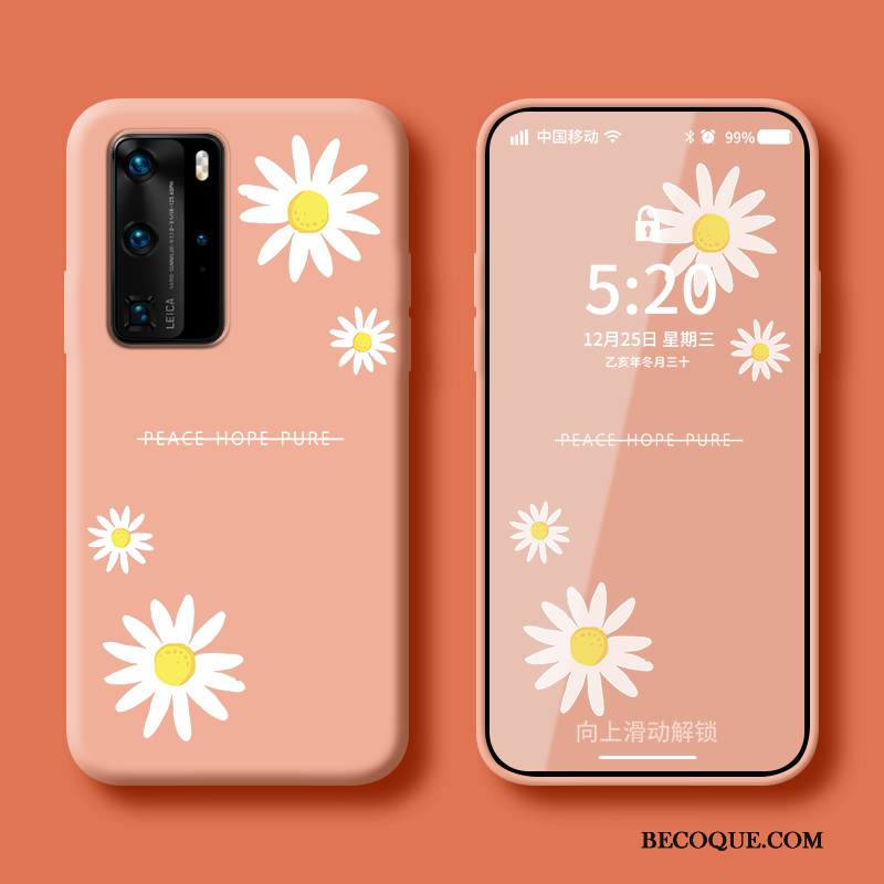 Kuori Huawei P40 Pro Silikoni Suuntaus Pieni, Kotelo Huawei P40 Pro Laukut Tuuli Puhelimen Kuoret