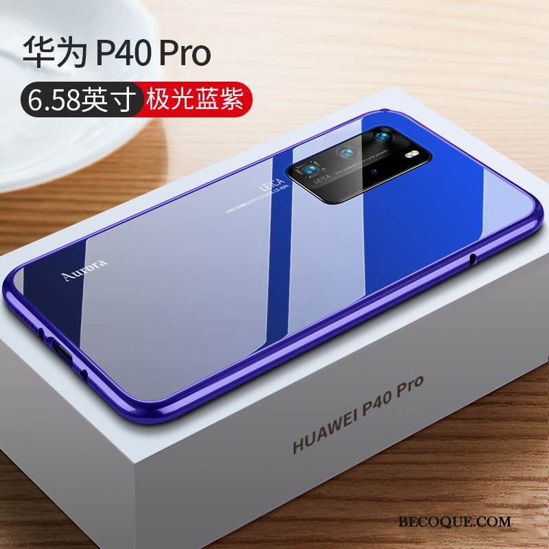 Kuori Huawei P40 Pro Suojaus Ylellisyys Lasi, Kotelo Huawei P40 Pro Laukut Persoonallisuus Trendi