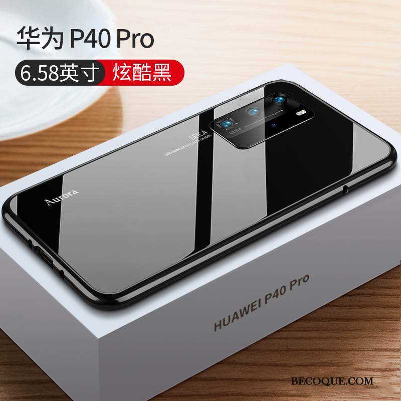 Kuori Huawei P40 Pro Suojaus Ylellisyys Lasi, Kotelo Huawei P40 Pro Laukut Persoonallisuus Trendi