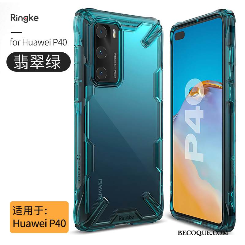 Kuori Huawei P40 Silikoni Murtumaton Ohut, Kotelo Huawei P40 Suojaus Persoonallisuus Ultra