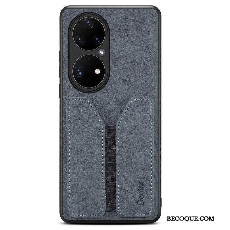 Kuori Huawei P50 Pro Denior Elastinen Korttikotelo