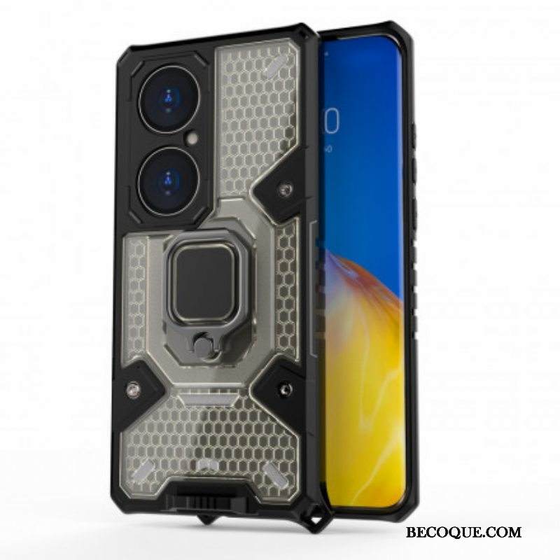 Kuori Huawei P50 Pro Honeycomb Resistant Hybrid
