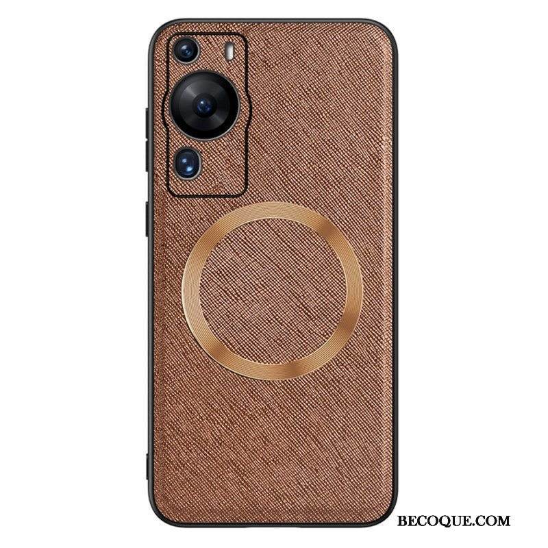 Kuori Huawei P60 Pro Keinonahkainen Lipasafe Yhteensopiva