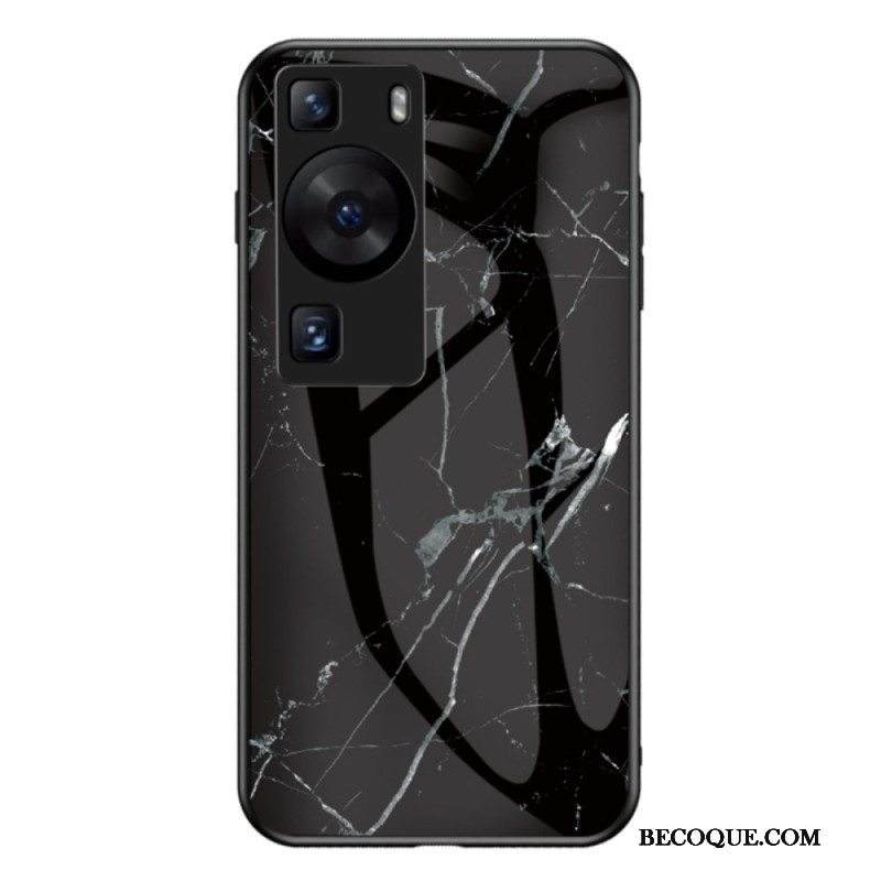 Kuori Huawei P60 Pro Marmorikarkaistu Lasi