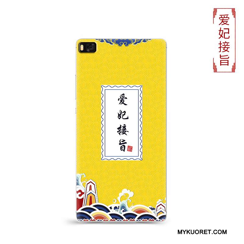 Kuori Huawei P8 Laukut Puhelimen Kuoret Punainen, Kotelo Huawei P8 Suojaus Persoonallisuus Murtumaton