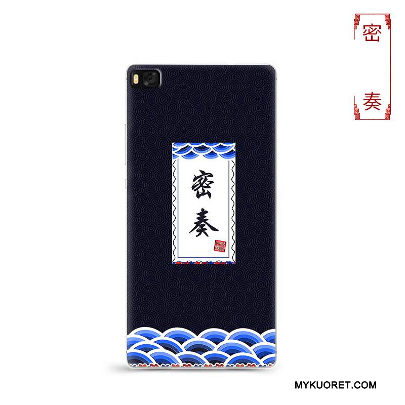 Kuori Huawei P8 Laukut Puhelimen Kuoret Punainen, Kotelo Huawei P8 Suojaus Persoonallisuus Murtumaton