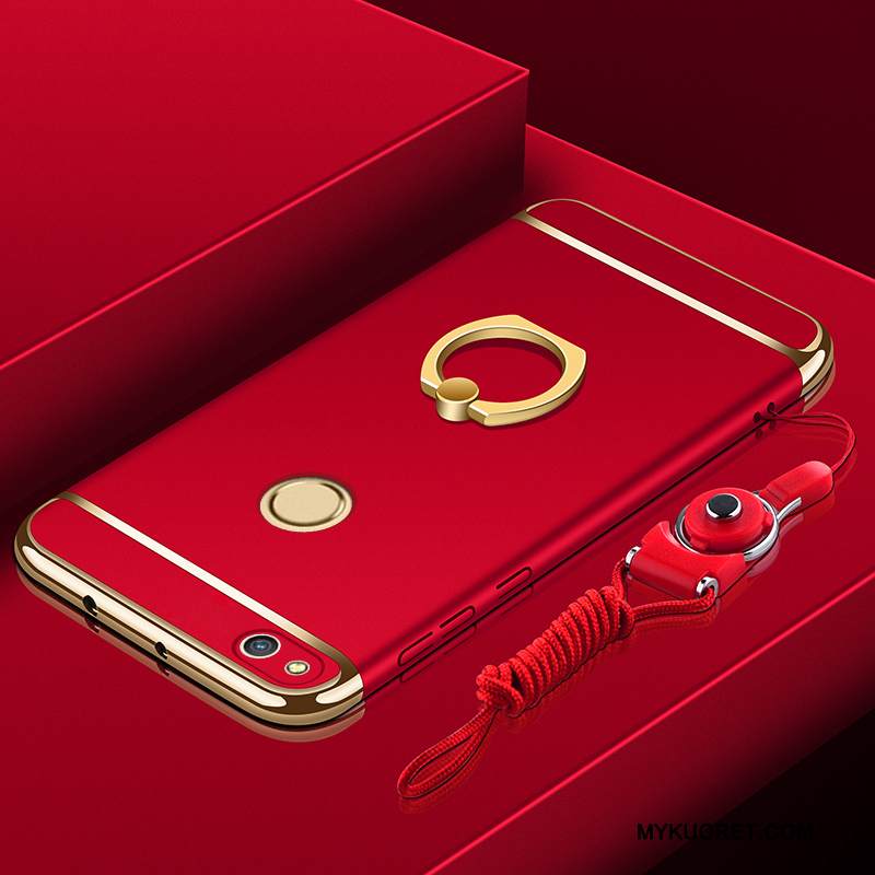 Kuori Huawei P8 Lite 2017 Laukut Musta Pesty Suede, Kotelo Huawei P8 Lite 2017 Suojaus Murtumaton Nuoret