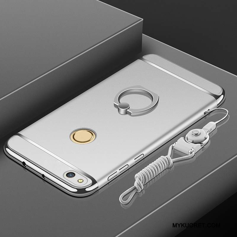 Kuori Huawei P8 Lite 2017 Laukut Musta Pesty Suede, Kotelo Huawei P8 Lite 2017 Suojaus Murtumaton Nuoret