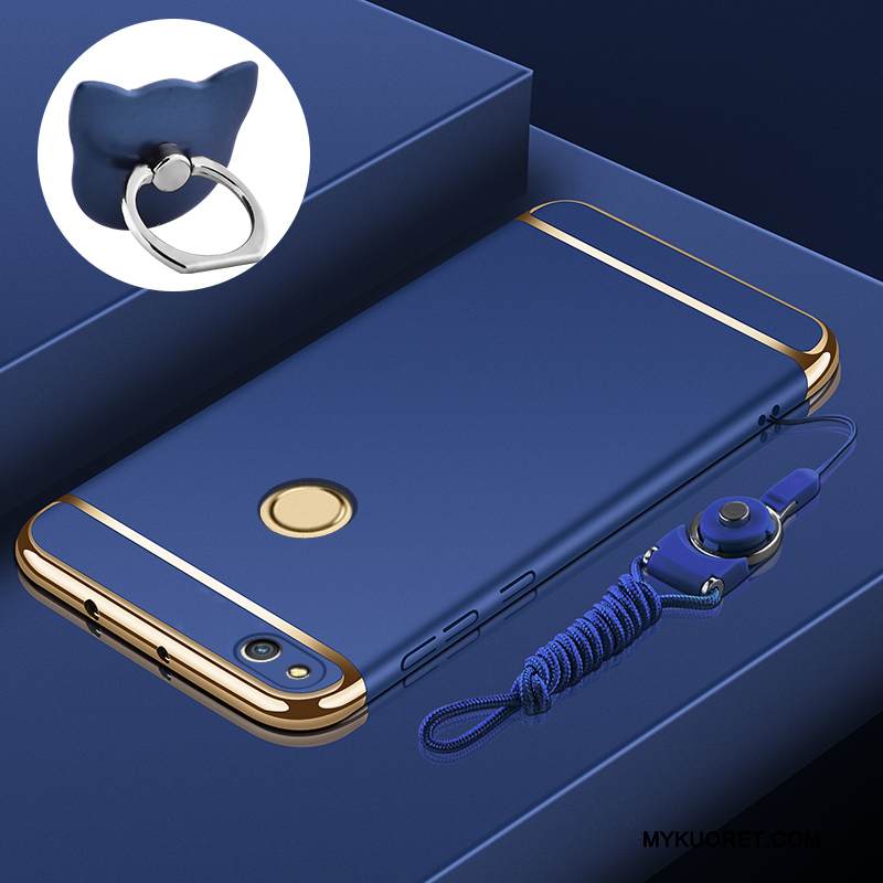 Kuori Huawei P8 Lite 2017 Laukut Musta Pesty Suede, Kotelo Huawei P8 Lite 2017 Suojaus Murtumaton Nuoret