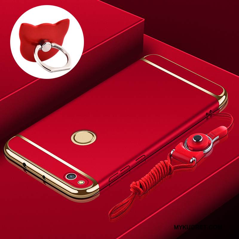 Kuori Huawei P8 Lite 2017 Laukut Musta Pesty Suede, Kotelo Huawei P8 Lite 2017 Suojaus Murtumaton Nuoret