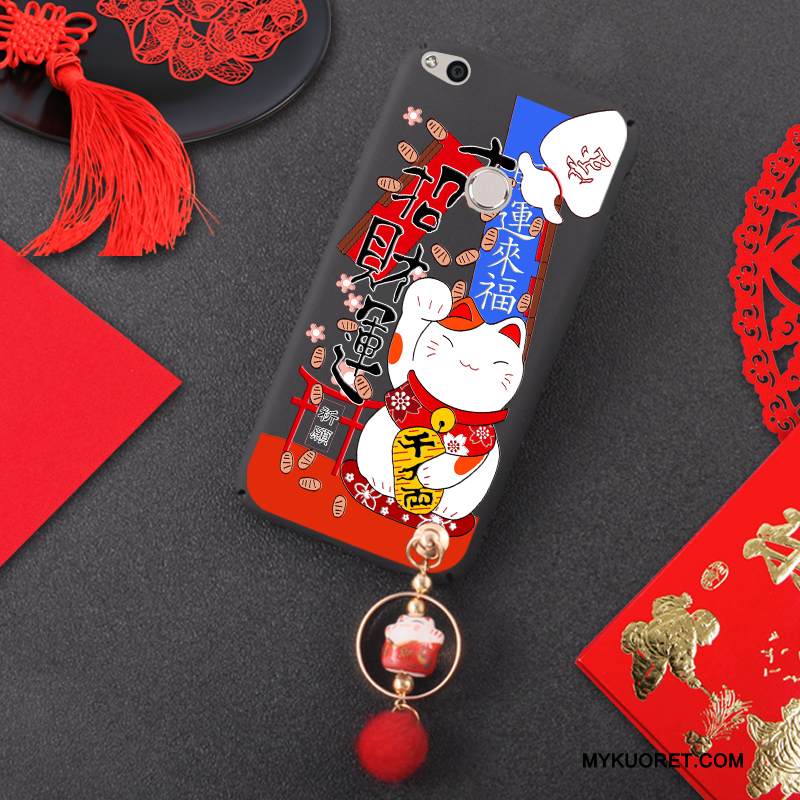 Kuori Huawei P8 Lite 2017 Laukut Nuoret Puhelimen Kuoret, Kotelo Huawei P8 Lite 2017 Rikkaus Punainen