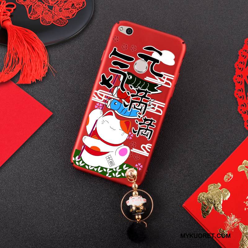 Kuori Huawei P8 Lite 2017 Laukut Nuoret Puhelimen Kuoret, Kotelo Huawei P8 Lite 2017 Rikkaus Punainen