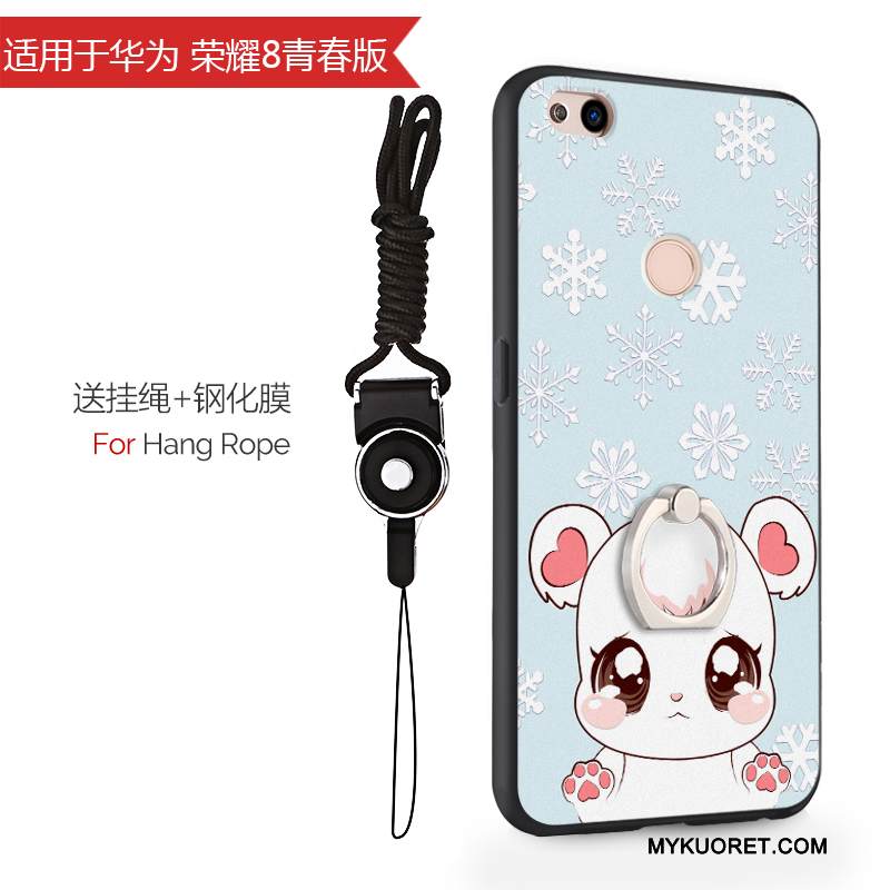 Kuori Huawei P8 Lite 2017 Luova Kova Vaaleansininen, Kotelo Huawei P8 Lite 2017 Suojaus Nuoret Puhelimen Kuoret