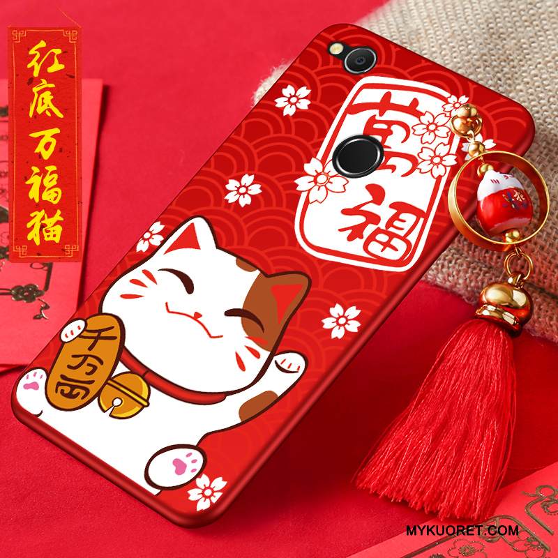 Kuori Huawei P8 Lite 2017 Luova Murtumaton Persoonallisuus, Kotelo Huawei P8 Lite 2017 Suojaus Nuoret Punainen