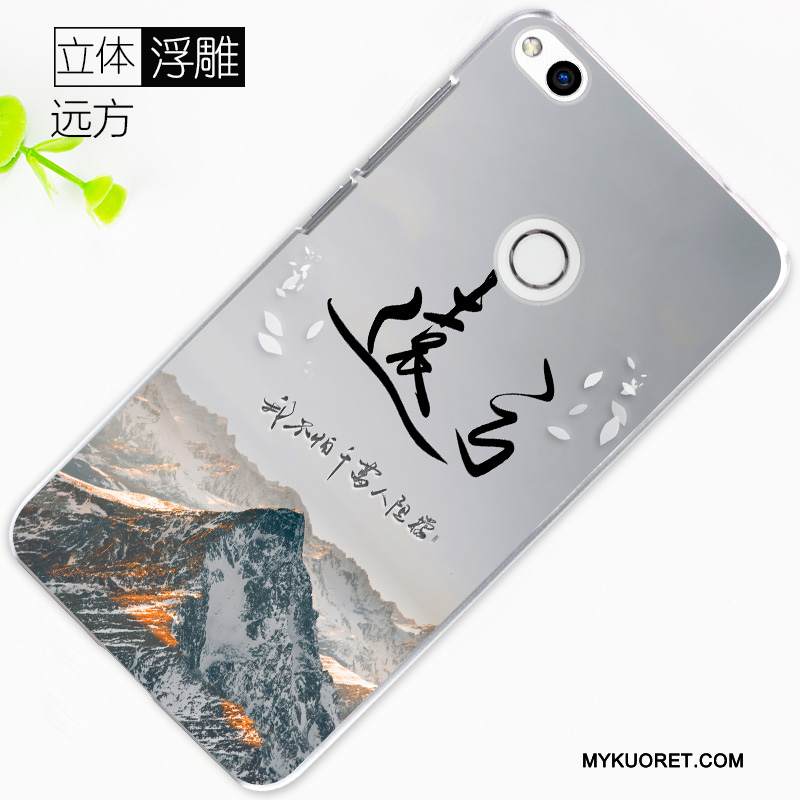 Kuori Huawei P8 Lite 2017 Luova Persoonallisuus Harmaa, Kotelo Huawei P8 Lite 2017 Suojaus Puhelimen Kuoret Nuoret