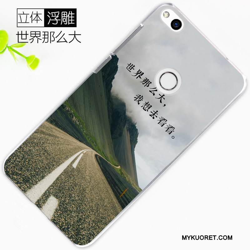 Kuori Huawei P8 Lite 2017 Luova Persoonallisuus Harmaa, Kotelo Huawei P8 Lite 2017 Suojaus Puhelimen Kuoret Nuoret