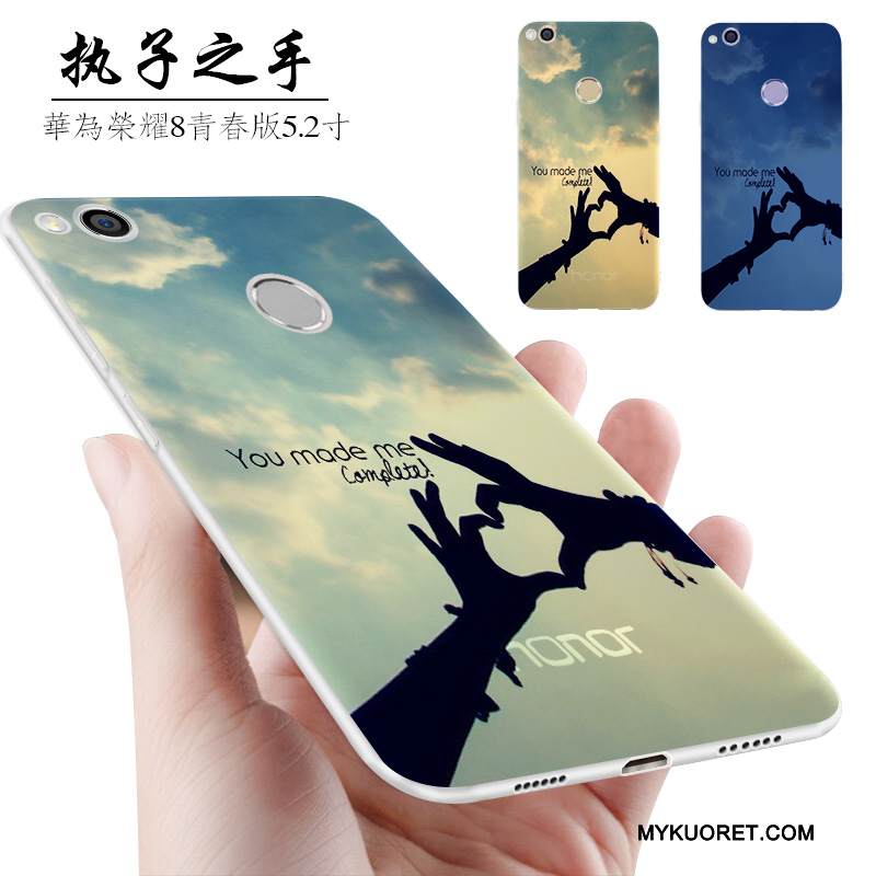 Kuori Huawei P8 Lite 2017 Luova Pesty Suede Puhelimen Kuoret, Kotelo Huawei P8 Lite 2017 Laukut Nuoret Persoonallisuus