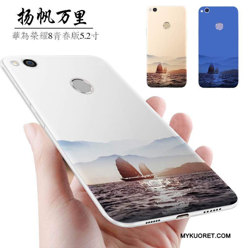 Kuori Huawei P8 Lite 2017 Luova Pesty Suede Puhelimen Kuoret, Kotelo Huawei P8 Lite 2017 Laukut Nuoret Persoonallisuus