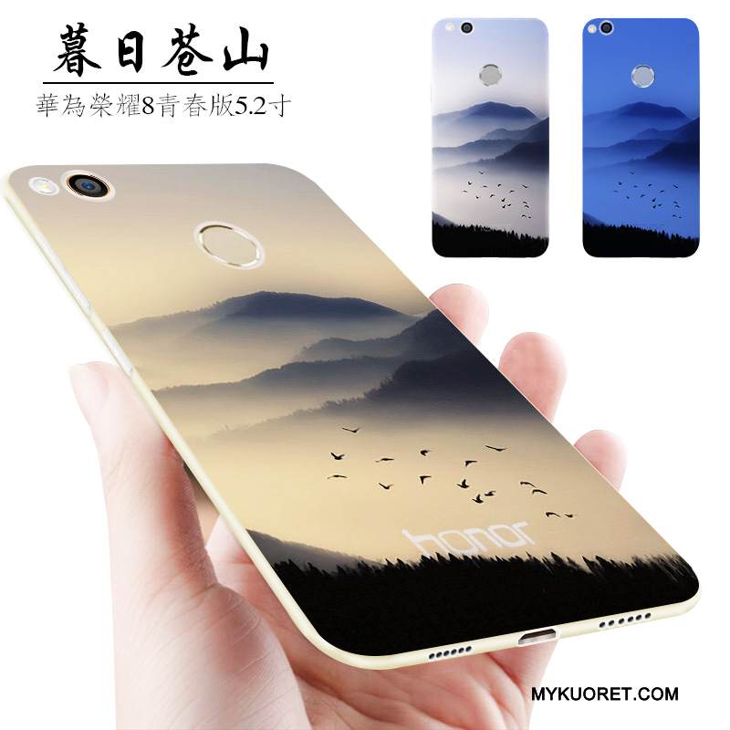 Kuori Huawei P8 Lite 2017 Luova Pesty Suede Puhelimen Kuoret, Kotelo Huawei P8 Lite 2017 Laukut Nuoret Persoonallisuus