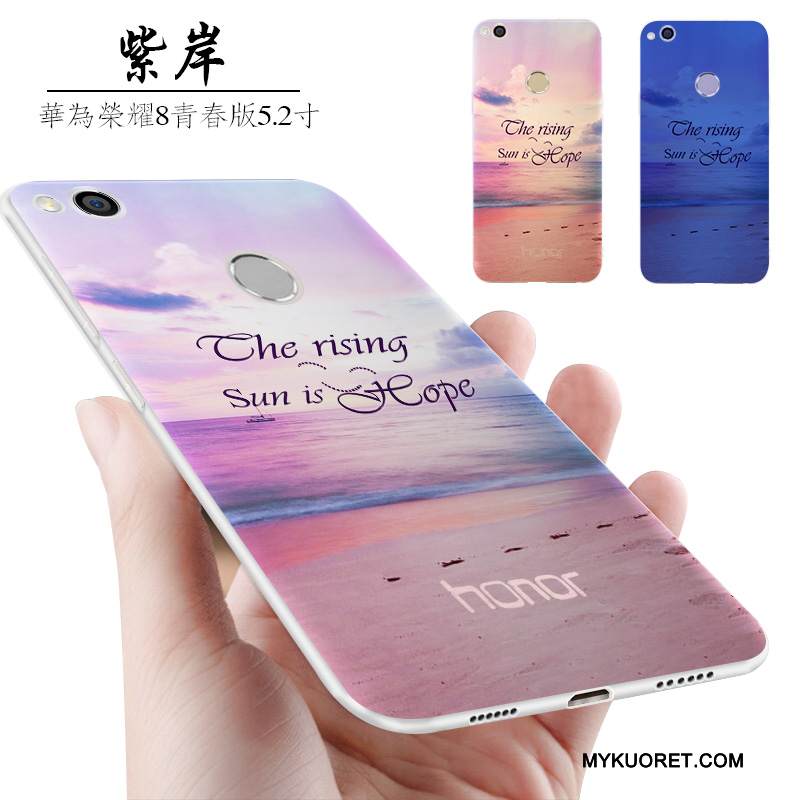 Kuori Huawei P8 Lite 2017 Luova Pesty Suede Puhelimen Kuoret, Kotelo Huawei P8 Lite 2017 Laukut Nuoret Persoonallisuus