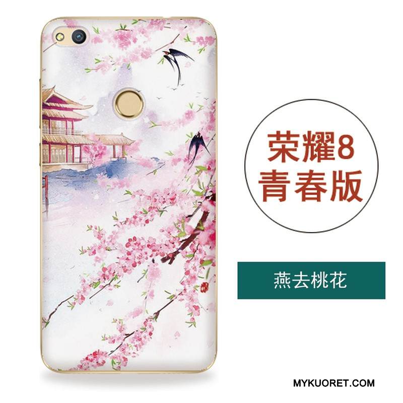 Kuori Huawei P8 Lite 2017 Monivärinen Taide Nuoret, Kotelo Huawei P8 Lite 2017 Silikoni Puhelimen Kuoret Tuuli