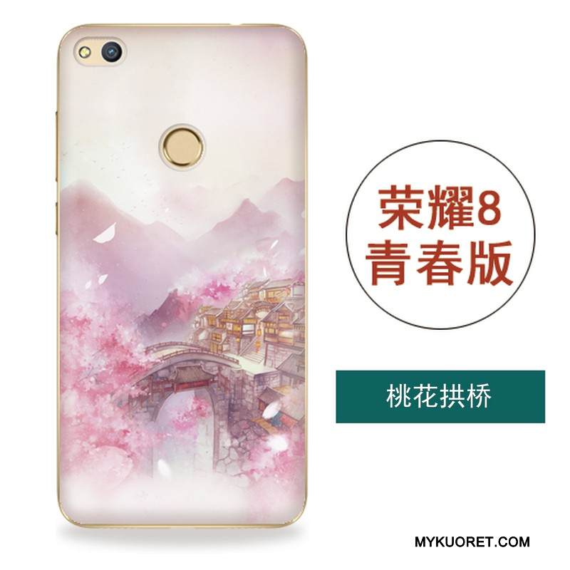 Kuori Huawei P8 Lite 2017 Monivärinen Taide Nuoret, Kotelo Huawei P8 Lite 2017 Silikoni Puhelimen Kuoret Tuuli