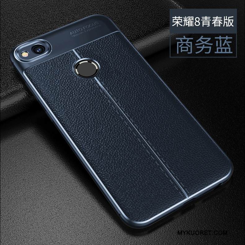 Kuori Huawei P8 Lite 2017 Nahka Trendi Kukkakuvio, Kotelo Huawei P8 Lite 2017 Suojaus Nuoret Punainen