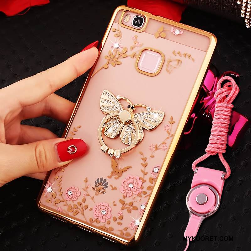 Kuori Huawei P8 Lite 2017 Pehmeä Neste Nuoret Ripustettavat Koristeet, Kotelo Huawei P8 Lite 2017 Strassi Rengas Jauhe
