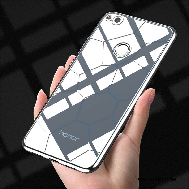 Kuori Huawei P8 Lite 2017 Pehmeä Neste Nuoret Trendi, Kotelo Huawei P8 Lite 2017 Silikoni Hopea Persoonallisuus