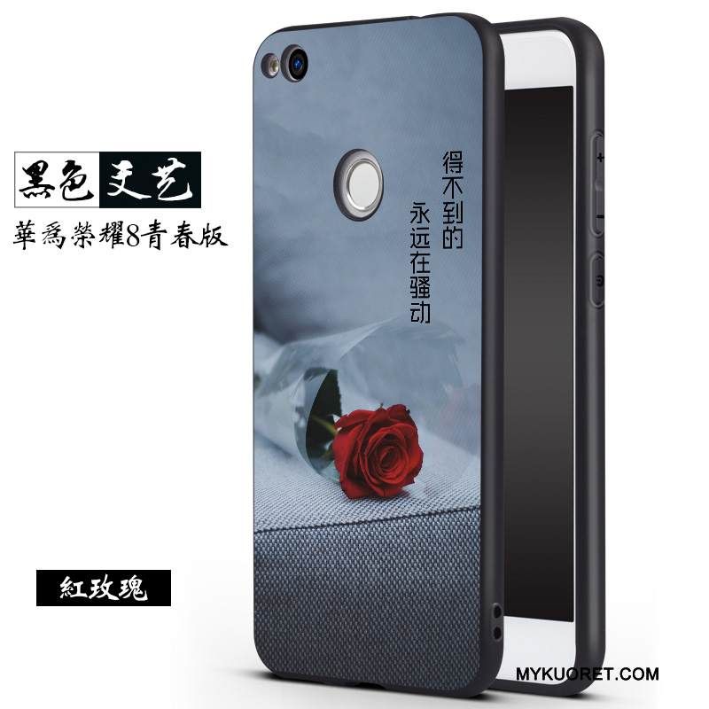 Kuori Huawei P8 Lite 2017 Pehmeä Neste Pesty Suede Nuoret, Kotelo Huawei P8 Lite 2017 Suojaus Puhelimen Kuoret Ripustettavat Koristeet