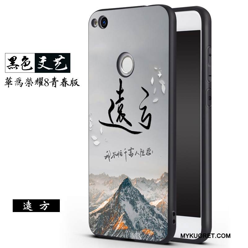 Kuori Huawei P8 Lite 2017 Pehmeä Neste Pesty Suede Nuoret, Kotelo Huawei P8 Lite 2017 Suojaus Puhelimen Kuoret Ripustettavat Koristeet