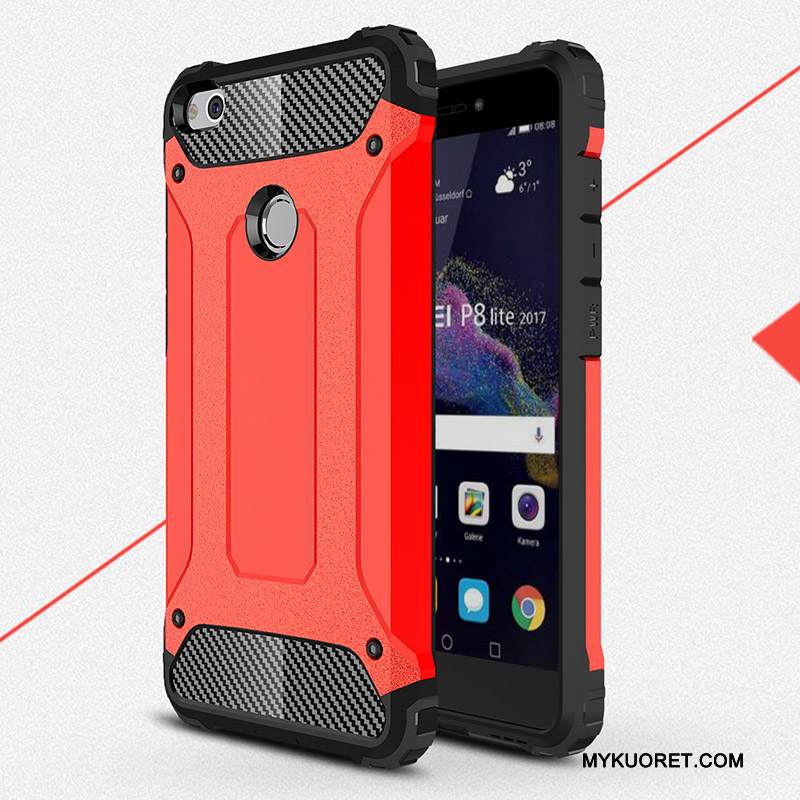 Kuori Huawei P8 Lite 2017 Pehmeä Neste Puhelimen Kuoret Pesty Suede, Kotelo Huawei P8 Lite 2017 Laukut Murtumaton Kulta