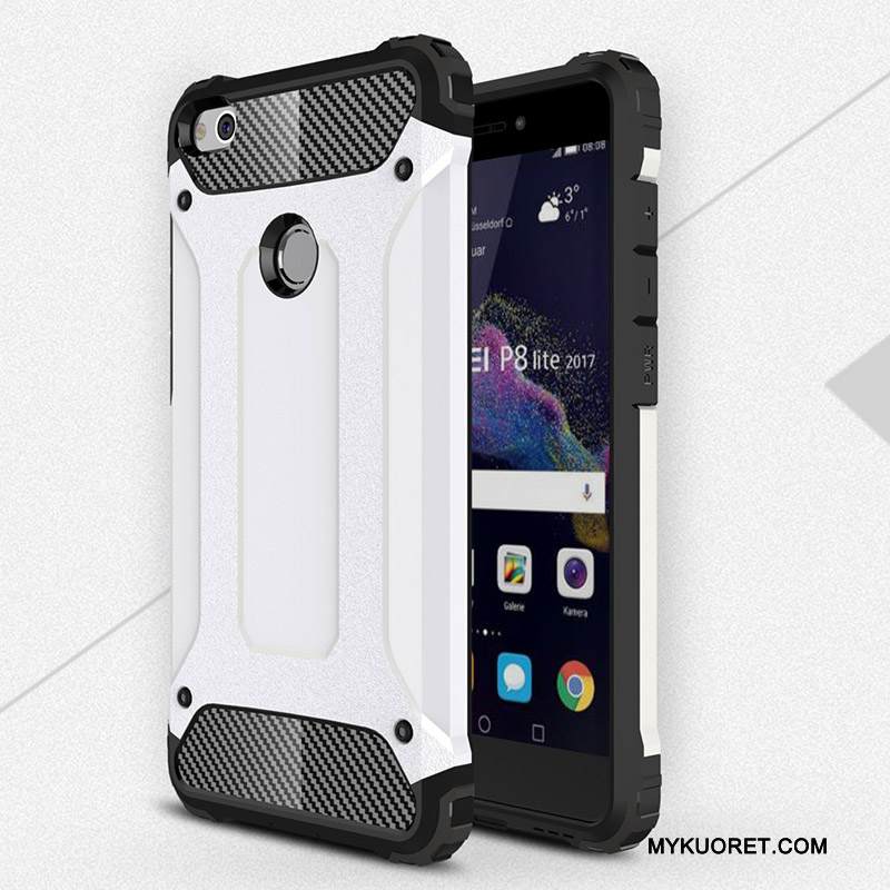 Kuori Huawei P8 Lite 2017 Pehmeä Neste Puhelimen Kuoret Pesty Suede, Kotelo Huawei P8 Lite 2017 Laukut Murtumaton Kulta