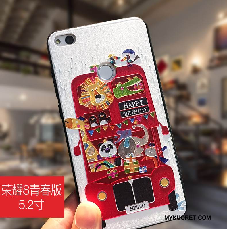 Kuori Huawei P8 Lite 2017 Sarjakuva Puhelimen Kuoret Murtumaton, Kotelo Huawei P8 Lite 2017 Suojaus Sininen Nuoret