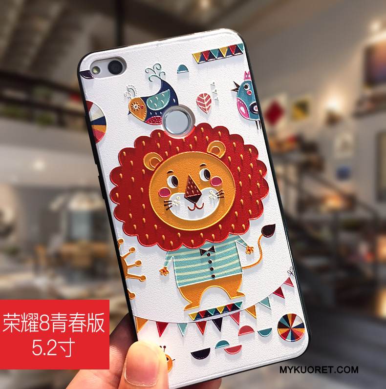 Kuori Huawei P8 Lite 2017 Sarjakuva Puhelimen Kuoret Murtumaton, Kotelo Huawei P8 Lite 2017 Suojaus Sininen Nuoret