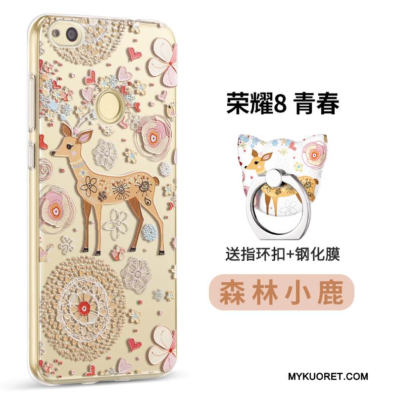 Kuori Huawei P8 Lite 2017 Silikoni Nuoret Jauhe, Kotelo Huawei P8 Lite 2017 Laukut Persoonallisuus Murtumaton