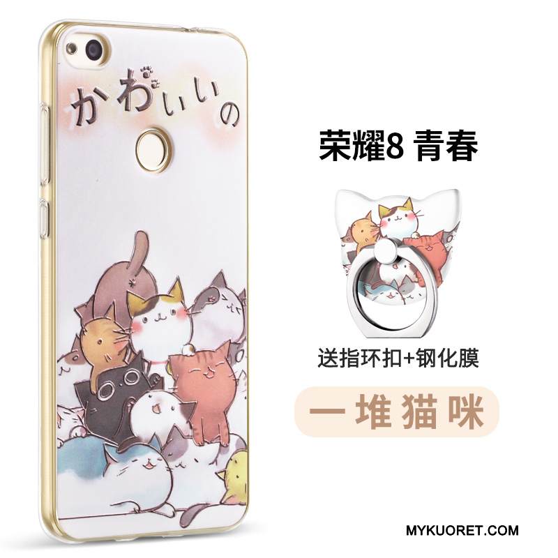 Kuori Huawei P8 Lite 2017 Silikoni Nuoret Jauhe, Kotelo Huawei P8 Lite 2017 Laukut Persoonallisuus Murtumaton