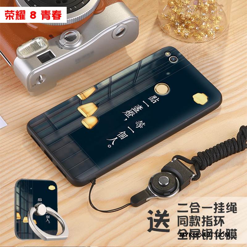 Kuori Huawei P8 Lite 2017 Silikoni Persoonallisuus Puhelimen Kuoret, Kotelo Huawei P8 Lite 2017 Laukut Valkoinen Nuoret