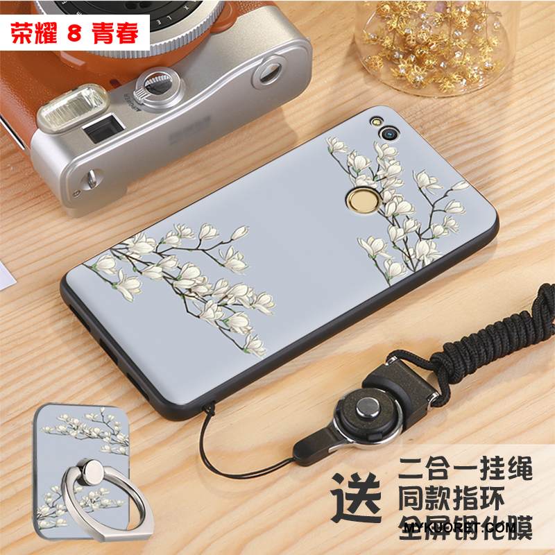 Kuori Huawei P8 Lite 2017 Silikoni Persoonallisuus Puhelimen Kuoret, Kotelo Huawei P8 Lite 2017 Laukut Valkoinen Nuoret