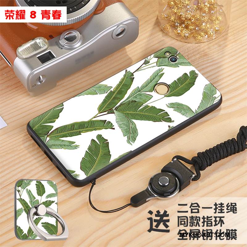 Kuori Huawei P8 Lite 2017 Silikoni Persoonallisuus Puhelimen Kuoret, Kotelo Huawei P8 Lite 2017 Laukut Valkoinen Nuoret