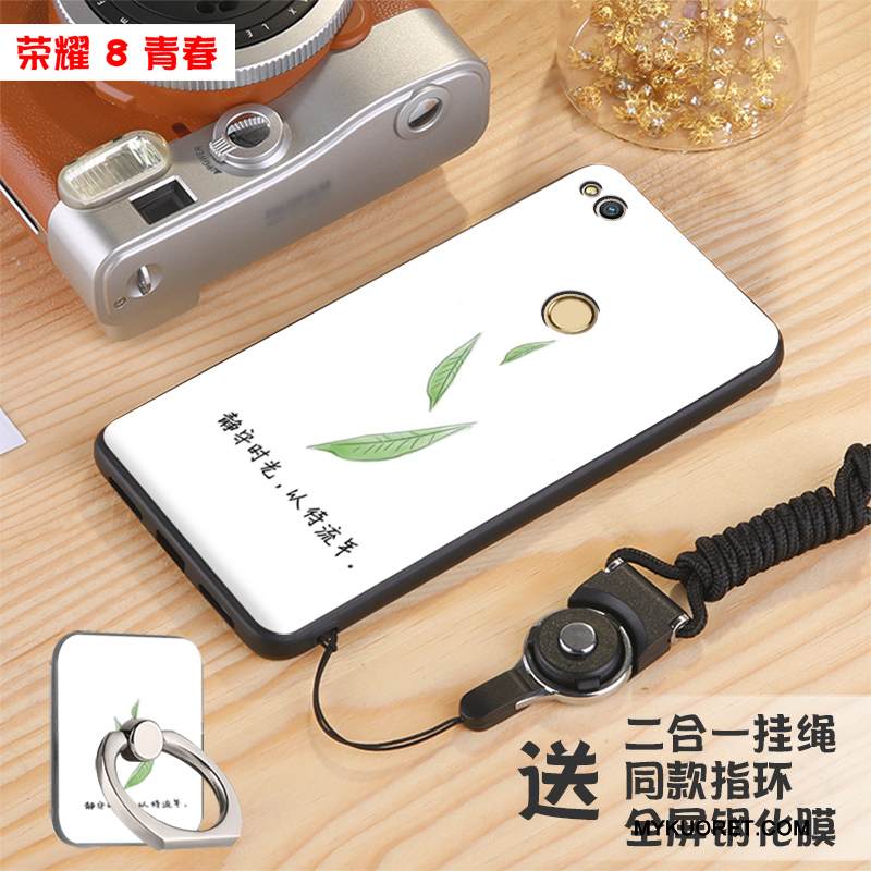 Kuori Huawei P8 Lite 2017 Silikoni Persoonallisuus Puhelimen Kuoret, Kotelo Huawei P8 Lite 2017 Laukut Valkoinen Nuoret