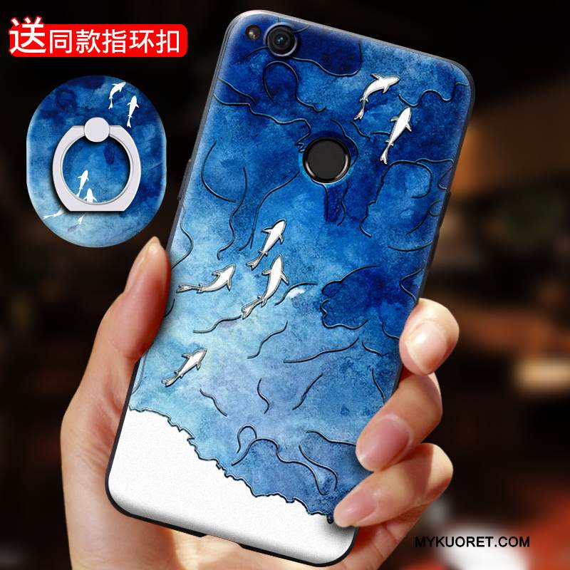 Kuori Huawei P8 Lite 2017 Silikoni Rengas Vihreä, Kotelo Huawei P8 Lite 2017 Suojaus Puhelimen Kuoret Nuoret