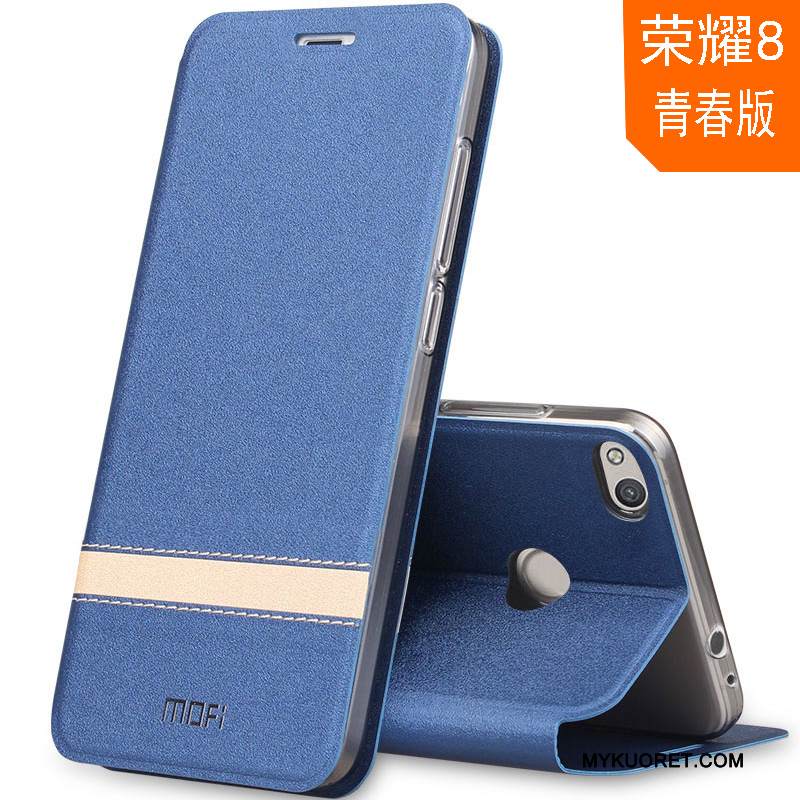 Kuori Huawei P8 Lite 2017 Suojaus Puhelimen Kuoret Murtumaton, Kotelo Huawei P8 Lite 2017 Nahka Nuoret Musta