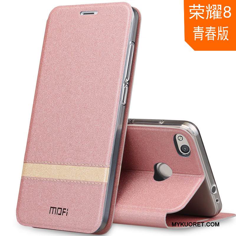 Kuori Huawei P8 Lite 2017 Suojaus Puhelimen Kuoret Murtumaton, Kotelo Huawei P8 Lite 2017 Nahka Nuoret Musta