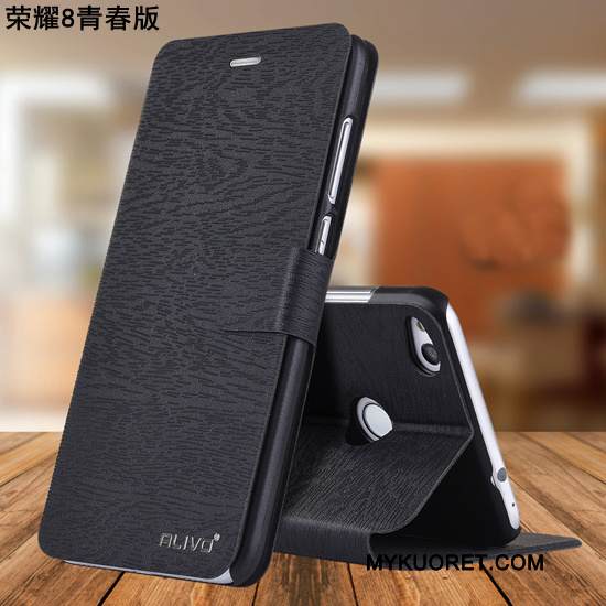 Kuori Huawei P8 Lite 2017 Suojaus Punainen Puhelimen Kuoret, Kotelo Huawei P8 Lite 2017 Nahka Nuoret