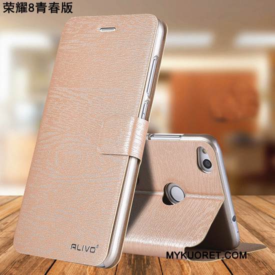 Kuori Huawei P8 Lite 2017 Suojaus Punainen Puhelimen Kuoret, Kotelo Huawei P8 Lite 2017 Nahka Nuoret