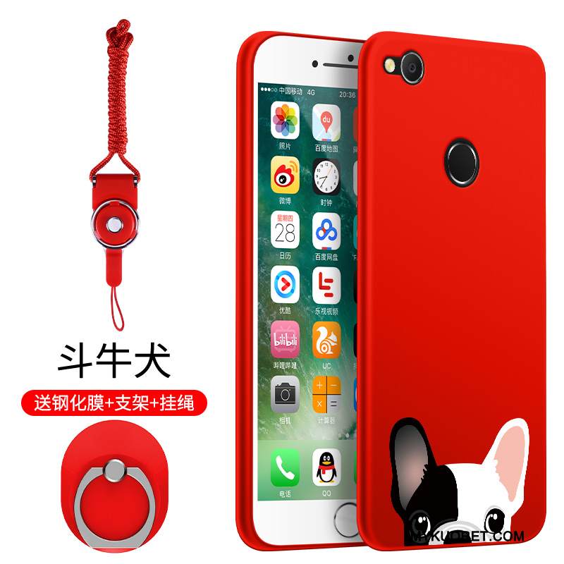 Kuori Huawei P8 Lite 2017 Suojaus Trendi Puhelimen Kuoret, Kotelo Huawei P8 Lite 2017 Laukut Punainen Uusi